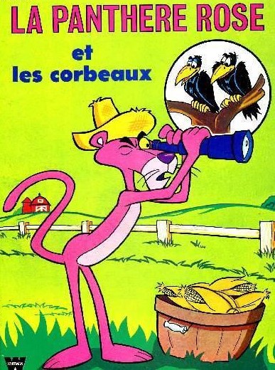 La panthère rose et les corbeaux