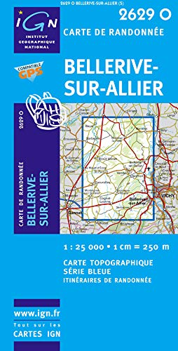 Bellerive-sur-Allier - Série Bleue 2629 Ouest - IGN