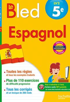 Cahier Bled Espagnol 5e - Ana Bessais Caballero