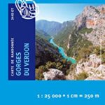 Carte de randonnée Gorges du Verdon - Moustiers IGN