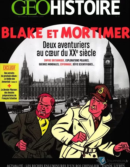 GEO Histoire 64 - Blake et Mortimer : Deux aventuriers au coeur du XXe siècle