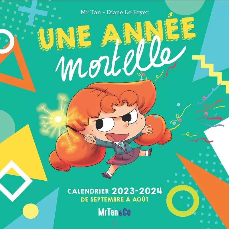 Calendrier mural Mortelle Adèle (septembre 2023 - août 2024) - Mr Tan