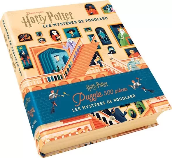 Harry Potter Les Mysteres De Poudlard Livre Et Puzzle jpeg