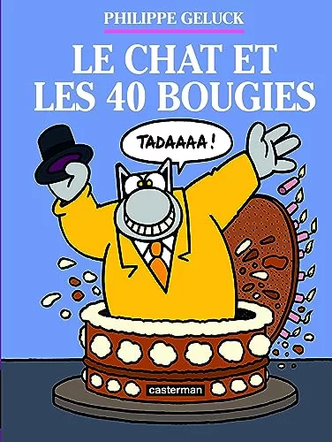 Le chat et les 40 bougies - Philippe Geluck