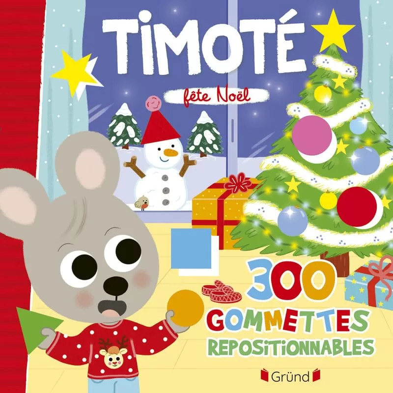 Timoté : 300 gommettes repositionnables de Noël | Lirandco