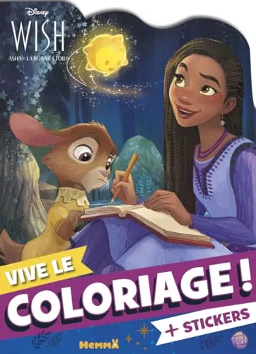 Disney - Vive le coloriage ! – Livre de coloriage avec stickers – Dès 4 ans  - Disney - Lirandco : livres neufs et livres d'occasion