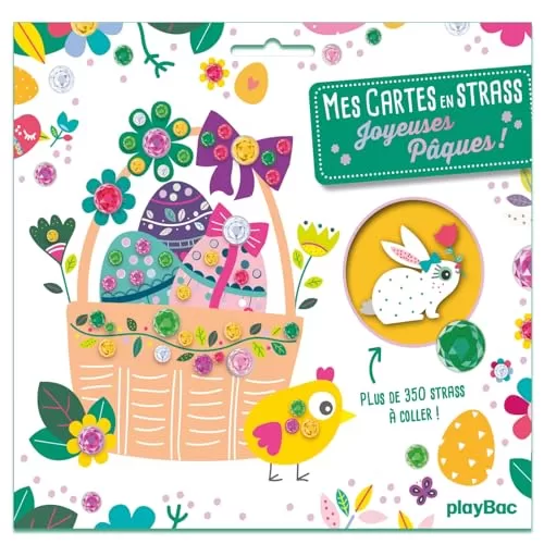 Mes cartes en strass - Joyeuses Pâques ! 400 Stickers