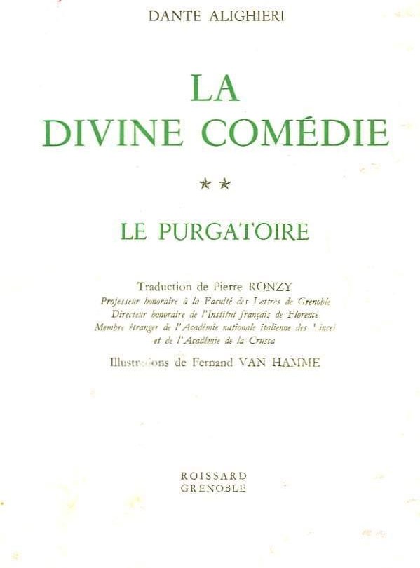 La Divine Comédie Tome 2 : Le Purgatoire - Alighieri Dante