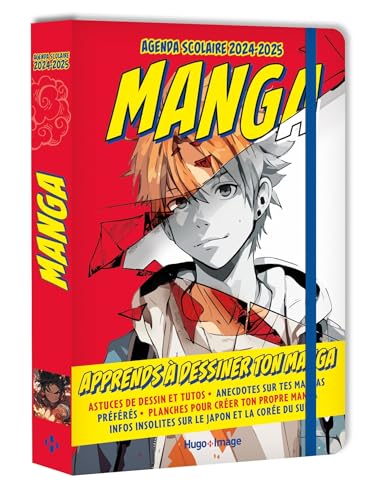 Agenda scolaire apprends à dessiner des mangas 2024-2025