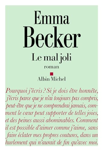 Le Mal joli - Emma Becker rentrée littéraire 2024