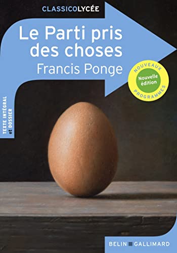 Le Parti pris des choses - Francis Ponge